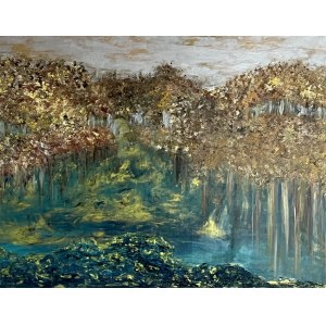 Iwona Kalaman, Golden Forest, 2023.