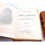 DANTE ALIGHIERI- BOSKA KOMEDJA wyd. 1906r. KOMPLET. LITOGRAFIE. PÓŁSKÓREK