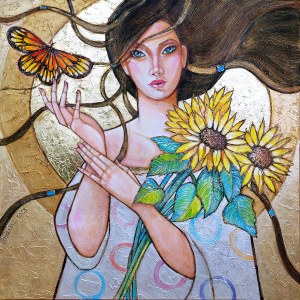 Joanna MISZTAL (b. 1967), Sunflowers, 2023