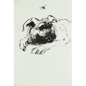 Janusz Grabiański (1929-1976), The Boxer and the Fly, circa 1959.