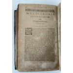 M.T. CICERONIS (Marcus Tullius Cicero) EPISTOLAE Ad Atticvm, Ad Brvtum, [et] ad Q. Fratrem [1625])