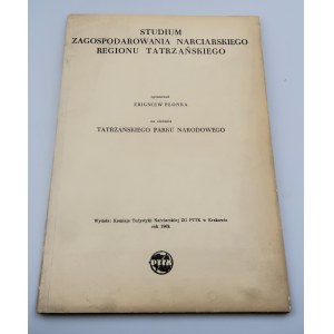 PŁONKA ZBIGNIEW Studium zagospodarowania narciarskiego regionu tatrzańskiego (1964) 70 Exemplare.
