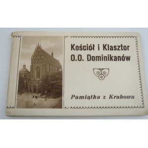 KOŚCIÓŁ I KLASZTOR o. o. DOMINIKANÓW Pamiątka z Krakowa [ZESTAW POZCTÓWEK nr 1]