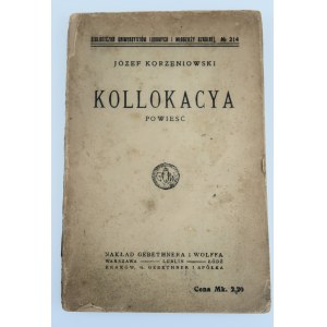 KORZENIOWSKI JÓZEF Kollokacya,