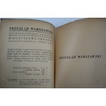 PRZEGLĄD WARSZAWSKI Rok piąty Zeszyt 46 [LIPIEC 1925]