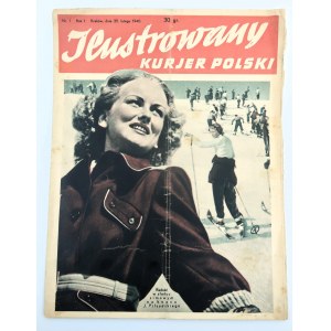 ILUSTROWANY KURJER POLSKI Nr 1 Rok 1, Kraków, dnia 25 lutego 1940.