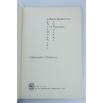 MIDDLETON CHRISTOPHER Nonsequences. Selfpoems. [DEDYKACJA AUTORA]