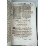 R. P. SEBASTIANI BARRADII Komentarz do Ewangelii, tomy III i IV 1609, 1612, Komentarz do Księgi Wyjścia, tom V 1627 (łac.)