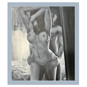 Irina KUZRUSTOVA, Black and White Nude.