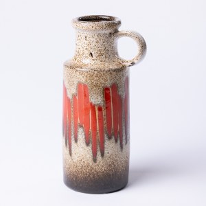 Scheurich Keramik, Niemcy, Wazon z uchem nr 401-20, lata 60./70. XX w.