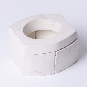 Gipsowa forma do produkcji porcelany - miska, 2. poł. XX w.