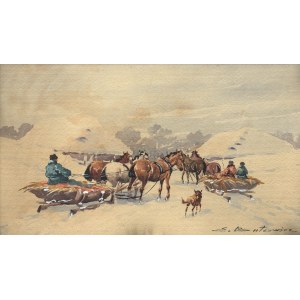 Emil Butovich (1st half of the 20th century), Winter sledding