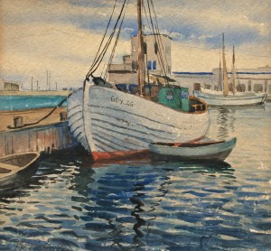Jan Gasiński (1903 Wólka Grodziska - 1967 Gdynia), Kuter rybacki GDY.26, 1933