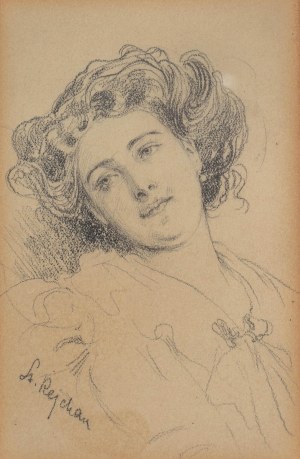 Stanisław Rejchan (1858 Lwów - 1919 Kraków), Portret kobiety
