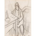 Zygmunt Landau (1898 Łódź - 1962 Tel Aviv), Kobieta przy stole
