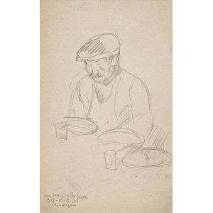 Szymon Mondzain (1888 Chelm - 1979 Paríž), Odpočinok počas vojny, asi 1917