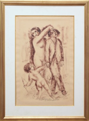 Abraham Weinbaum (1890 Kamieniec Podolski - 1943 Sobibór), L’amour est aveugle (Miłość jest ślepa), 1932