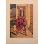 Henryk Berlewi (1894 Warszawa - 1967 Paryż), Krzesło z czerwoną draperią, 1950/1953
