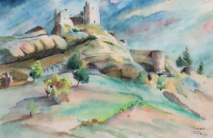 Jeanne Besnard-Fortin (1892 Dolus-le-Sec-1978 Amboise/Francja), Zamek Lourmarin w Prowansji