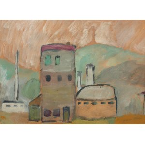 Ryszard Stryjec (1932 Lipniszki near Lida-1997 Gdansk), Landscape, 1960