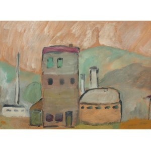 Ryszard Stryjec (1932 Lipniszki bei Lida-1997 Danzig), Landschaft, 1960