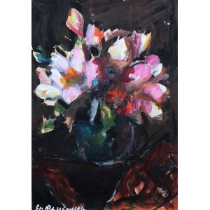 Stanislaw Chlebowski (1890 Braniewo - 1969 Gdansk), Bouquet of flowers in a vase