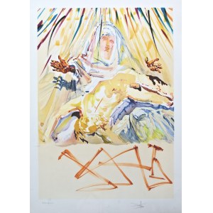 Salvador Dali (1904 Figueres/Spanien - 1989 dort), Schwarze Madonna, aus der Serie 'Stained Glass', 1975