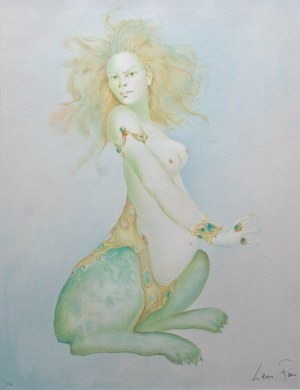 Leonor Fini (1908 Buenos Aires-1996 Saint Dye), Sfinks, 1980