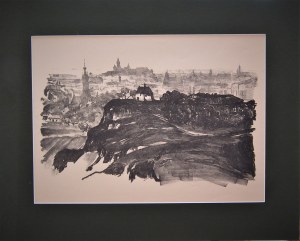 Jan Kanty Gumowski(1883-1946),Kraków-widok od południa,1926