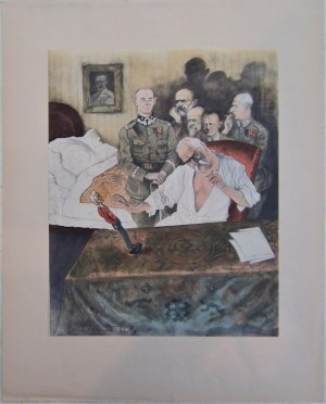 Zdzisław Czermański(1900-1970),Marszałek Piłsudski w karykaturze