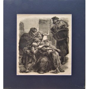 Elwiro Andriolli(1836-1893),Für die Hungernden,1880
