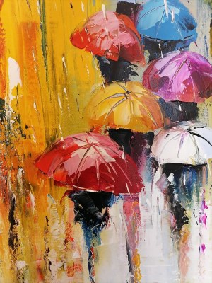 Alfred Anioł, Colourful umbrellas