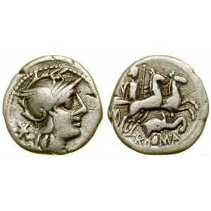 Republika Rzymska, denar, 128 pne, Rzym