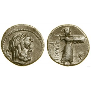 Republika Rzymska, denar, 80 pne, Rzym