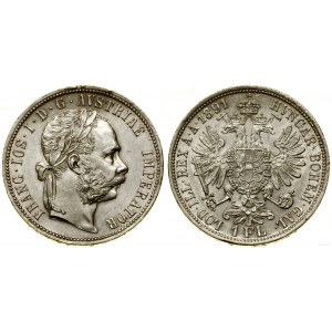 Austria, floren, 1891, Wiedeń
