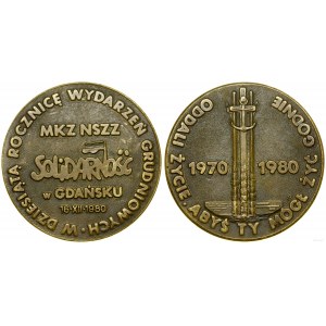Polska, 10. rocznica Grudnia '70, 1980