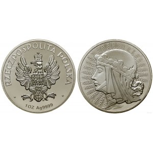 Polska, 1 uncja srebra, bez daty