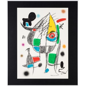 Joan Miró, Komposition aus der Serie Maravillas Con Variaciones Acrosticas, 1975