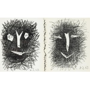 Pablo Picasso, Dve masky, 1963