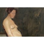 Wojciech Weiss (1875 Leorda, Romania - 1950 Krakow), Seated female nude, 1903