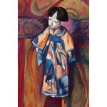 Simon (Šamaj) Mondzain (Mondszajn) (1890 Chelm - 1979 Paříž), japonská panenka, 1919