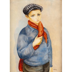 Moses (Moise) Kisling (1891 Krakov - 1953 Paríž), Chlapec v prilbe (Jeune gavroche), asi 1925