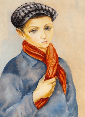 Mojżesz (Moise) Kisling (1891 Kraków - 1953 Paryż), Chłopiec w kaszkiecie (