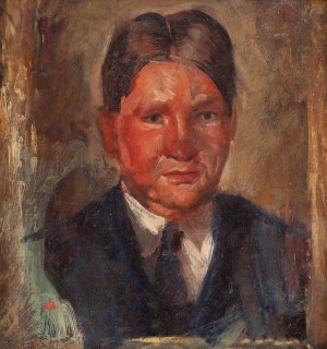 Bolesław Cybis (1895 Folwark Massandra na Krymie - 1957 Trenton (New Jersey, USA)), Portret mężczyzny, lata 20. XX w.