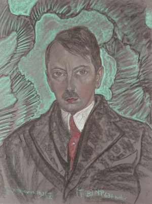 Stanisław Ignacy Witkiewicz \ Witkacy (1885 Warszawa - 1939 Jeziory na Polesiu), Portret Hermana Mangela (?), 1931