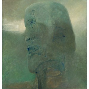 Zdzislaw Beksinski (1929 Sanok - 2005 Warsaw), Untitled (Head), 1994