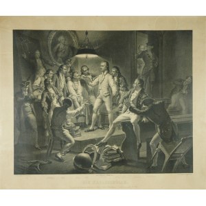 Johann B. BAUER (1811-1883)-?, Franz SCHAMS (, Die Karlsschüler.