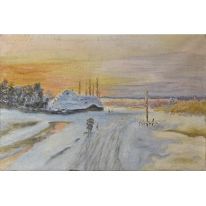 Neznámý malíř, 19./20. století, Zimní krajina
