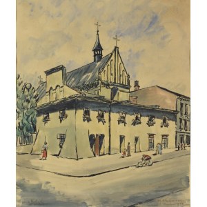 St. Norbert Church in Krakow, 1955