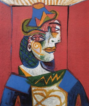 Pablo Picasso (1881-1973), Portret Dory Maar (czerwony)